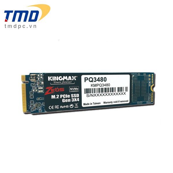 SSD Kingmax PQ3480 512Gb PCIe Gen3x4 M.2 2280