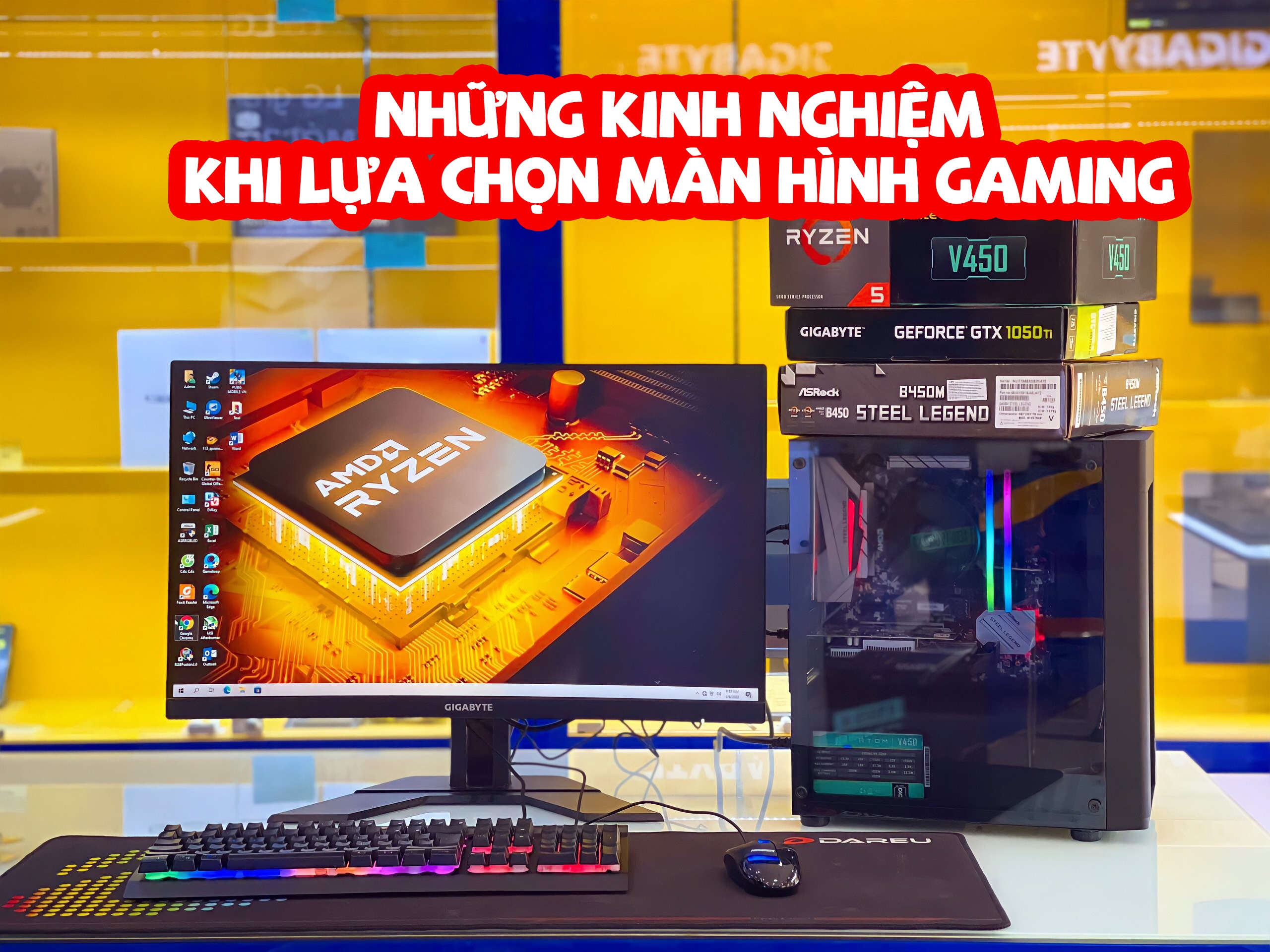 NHỮNG KINH NGHIỆM KHI LỰA CHỌN MÀN HÌNH GAMING